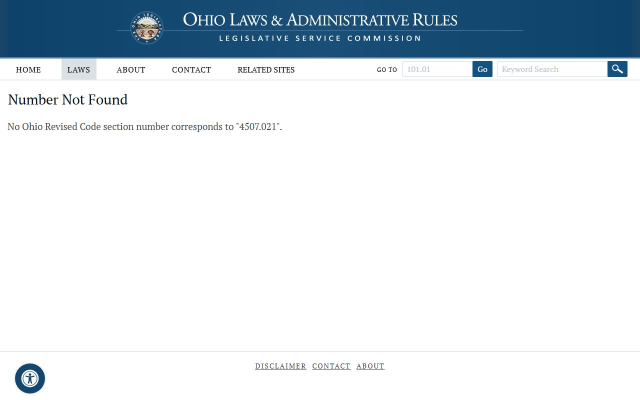 Ohio Revised Code section behind Montgomery County traffic court records